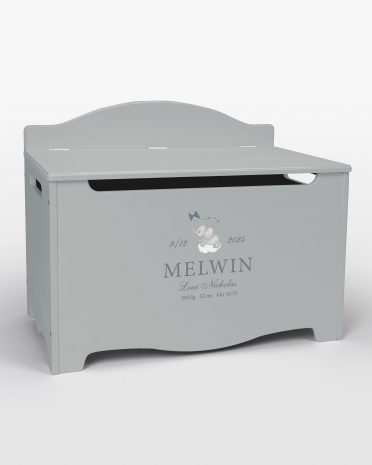 Säilytyslaatikko lapsen syntymätiedoilla