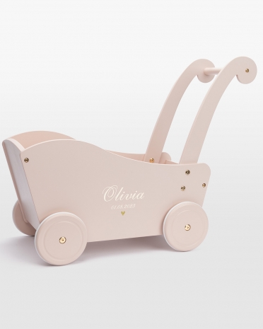 Nukenvaunut vaaleanpunaisina