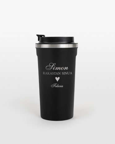 Termosmuki omalla kaiverruksella