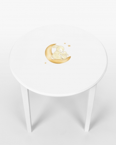 Lastenpöytä, Valkoinen - Bunny