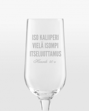 Kaiverrettu olutlasi metsästäjälle
