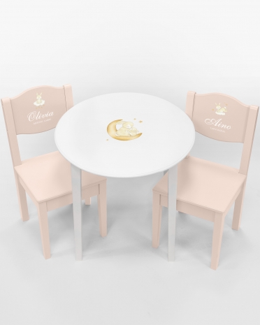 Lasten pöytä- ja tuolisetti nimellä - Bunny
