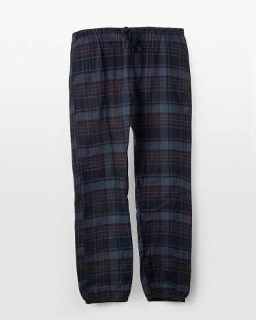 Miesten flanellipyjamahousut, Navy