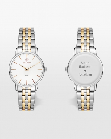 Naisten kello yksilöllisellä kaiverruksella