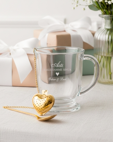 Teekuppi nimellä - Henkilökohtainen äitienpäivälahja