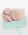 Presentset med gosedjur och babyfilt i rosa
