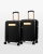 2 kpl mustia käsimatkalaukkuja häämatkalle