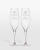 champagneglas med namn, bröllopsgåva