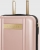 Nimellä varustettu matkalaukku, pinkki