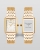 Gant klocka med gravyr - Rhode Island (white-gold metal) G173002​