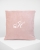Tyynynpäällinen nimellä Pink - Nordic Letter