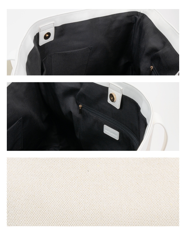 Rantalaukku nimellä, creme - Pristine