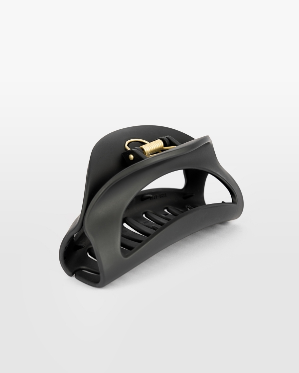 Musta hiuspinni pehmeästä silikonista