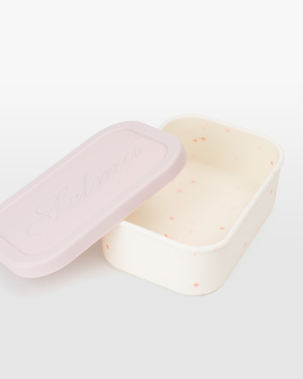 Silikoninen eväsrasia lapsille, creme – Hearts