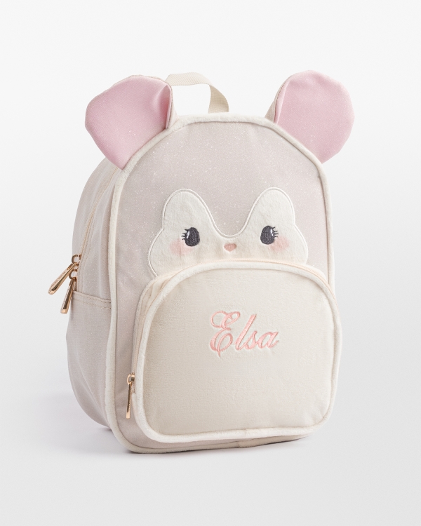 Tytölle nimikoitu reppu