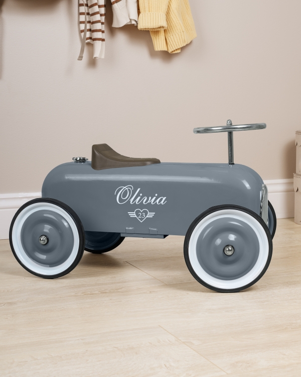 Potkuauto omalla painatuksella