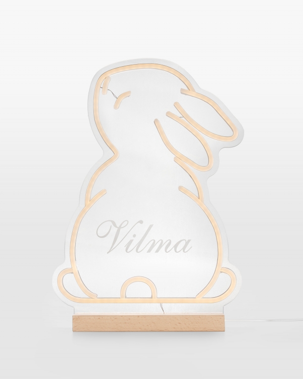 Neonlampa med personlig gravyr