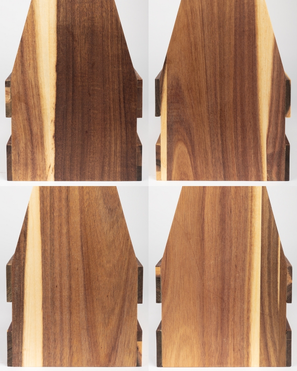 Väri muuttuu puisessa olutkorissa, jossa on nimi