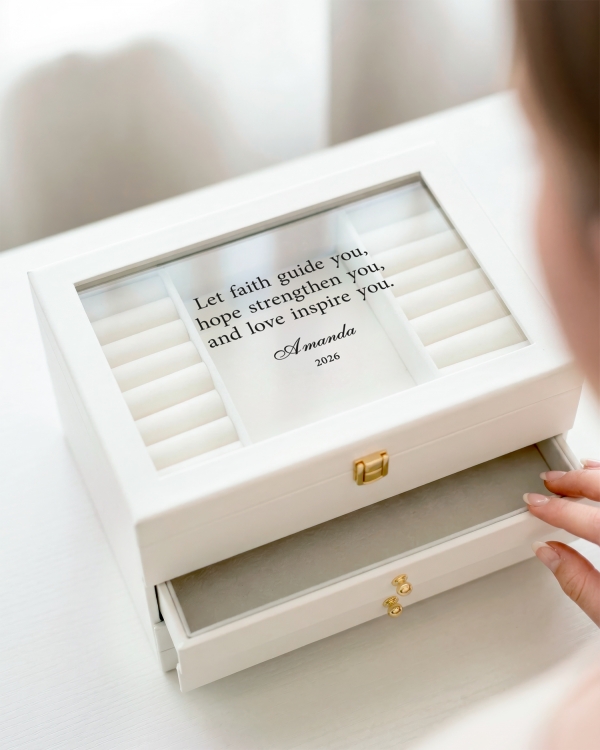 Korurasia henkilökohtaisella painatuksella rippilahjaksi