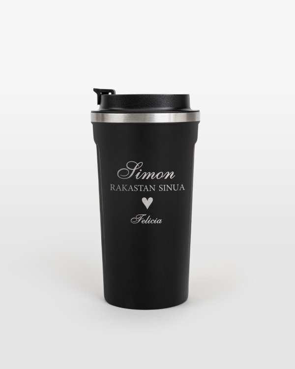 Termosmuki omalla kaiverruksella