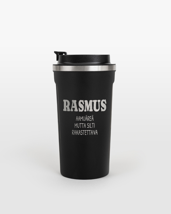 Termosmuki omalla kaiverruksella