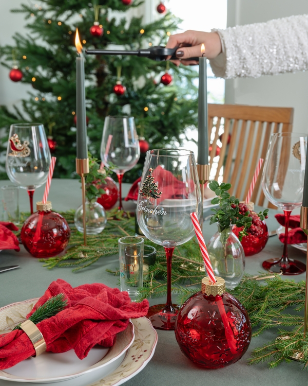 henkilökohtaiset viinilasit jouluun