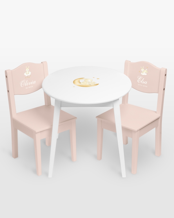 Lasten pöytä ja tuolit nimellä