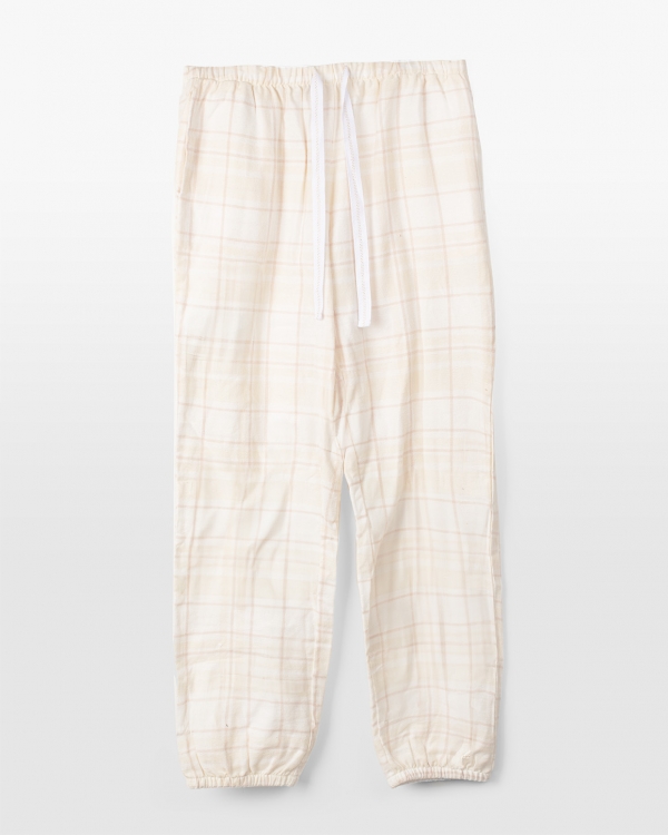 Kermanvaaleat flanelliset pyjamahousut