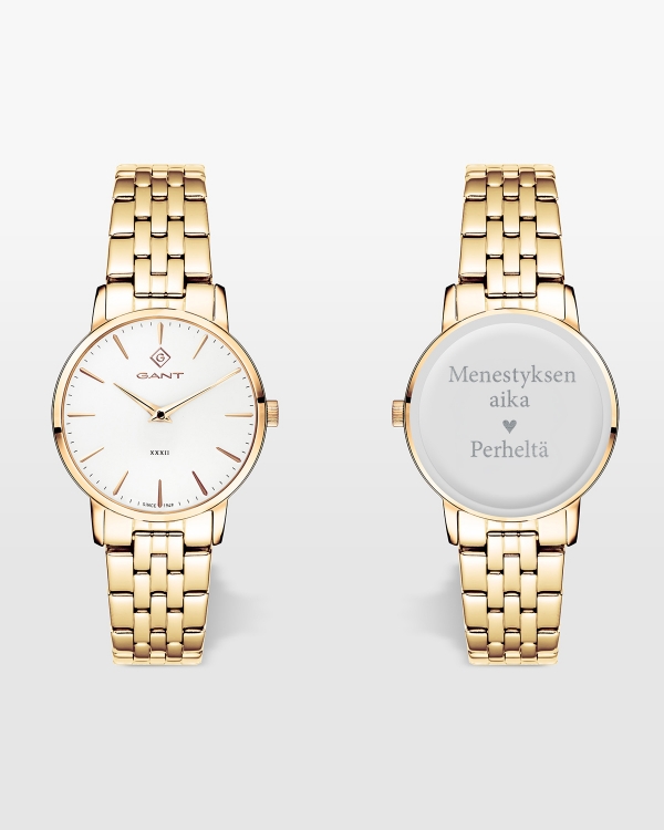 Personoitu kaiverrettu kello valmistujaisiin