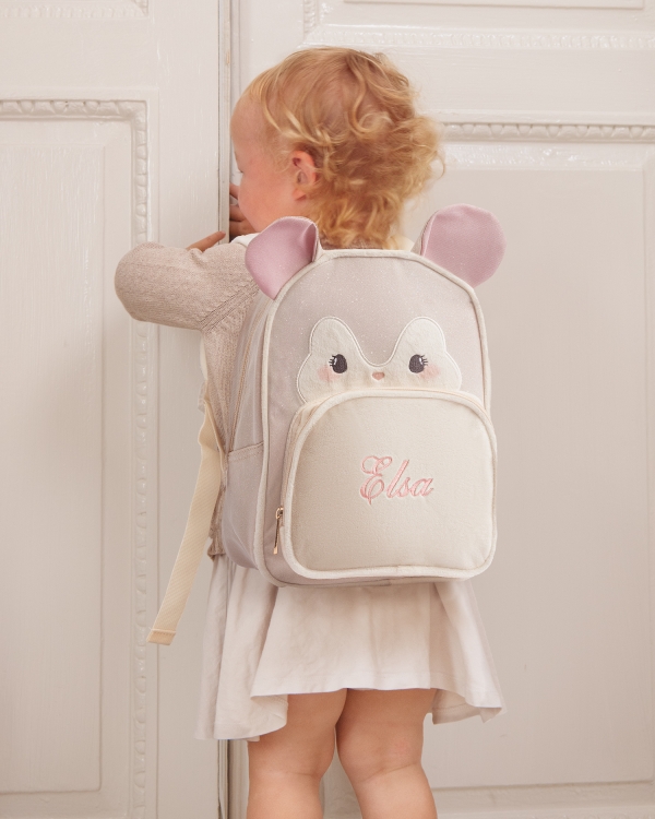 Lasten reppu henkilökohtaisella brodeerauksella